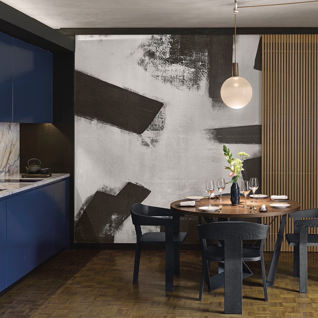 Compincar - project Hotel Nobu London - dining table and kitchen