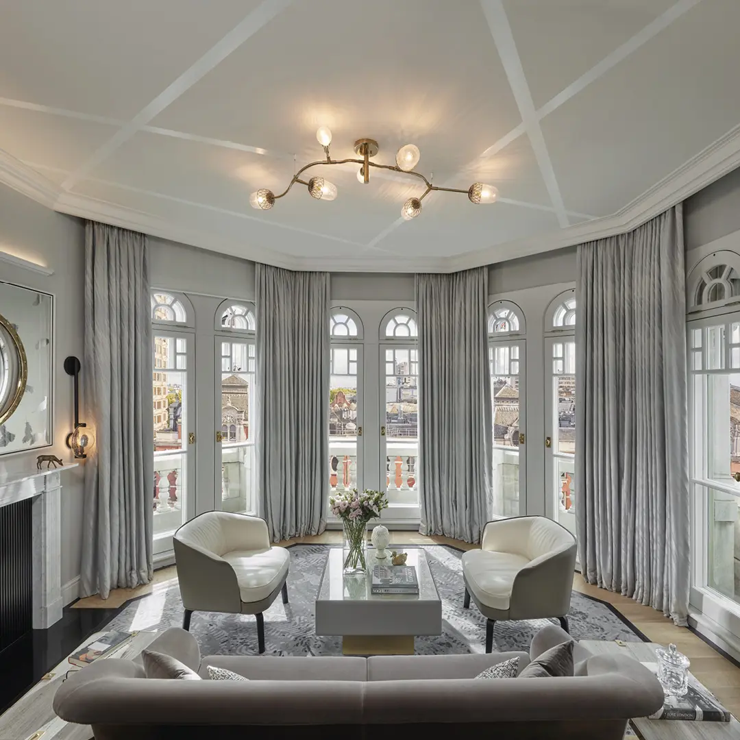 Compincar - project Hotel Mandarin Oriental London - view living space