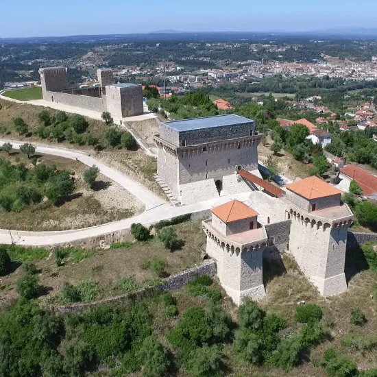 Compincar - project Ourem Castle - aerial view