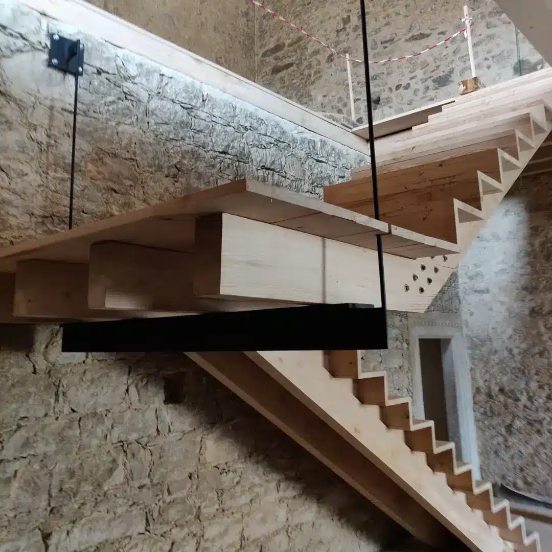 Compincar - project Ourem Castle - interior staircase