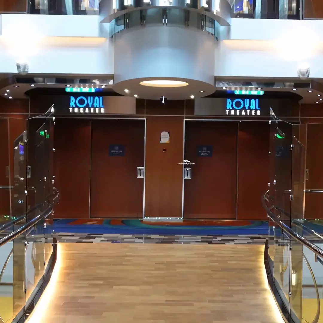 Compincar - project Oasis of the seas - royal theater entrance